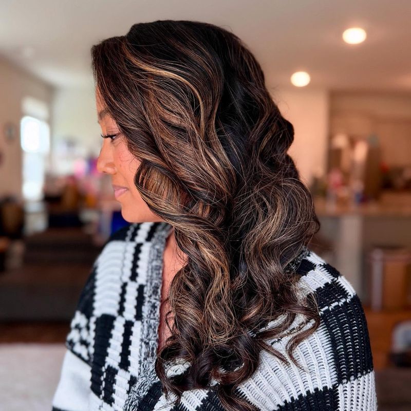 Side Swept Curls