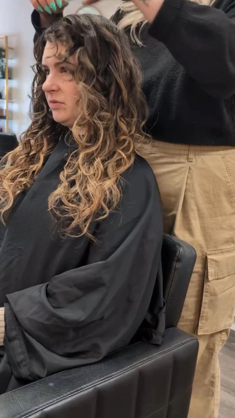 Mistake: Brushing Dry Curly Hair