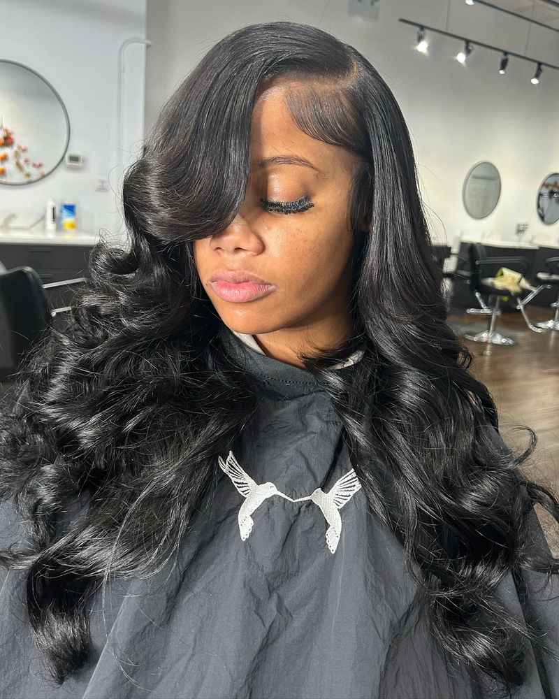 Side Part with Volume