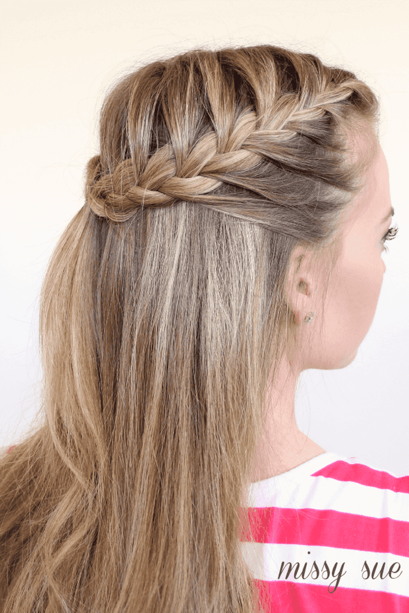 Half-Up French Braid