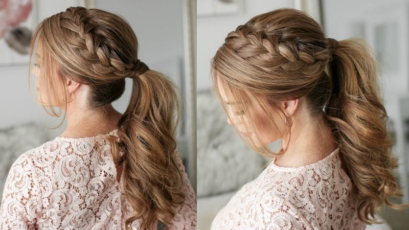 French Braid Ponytail