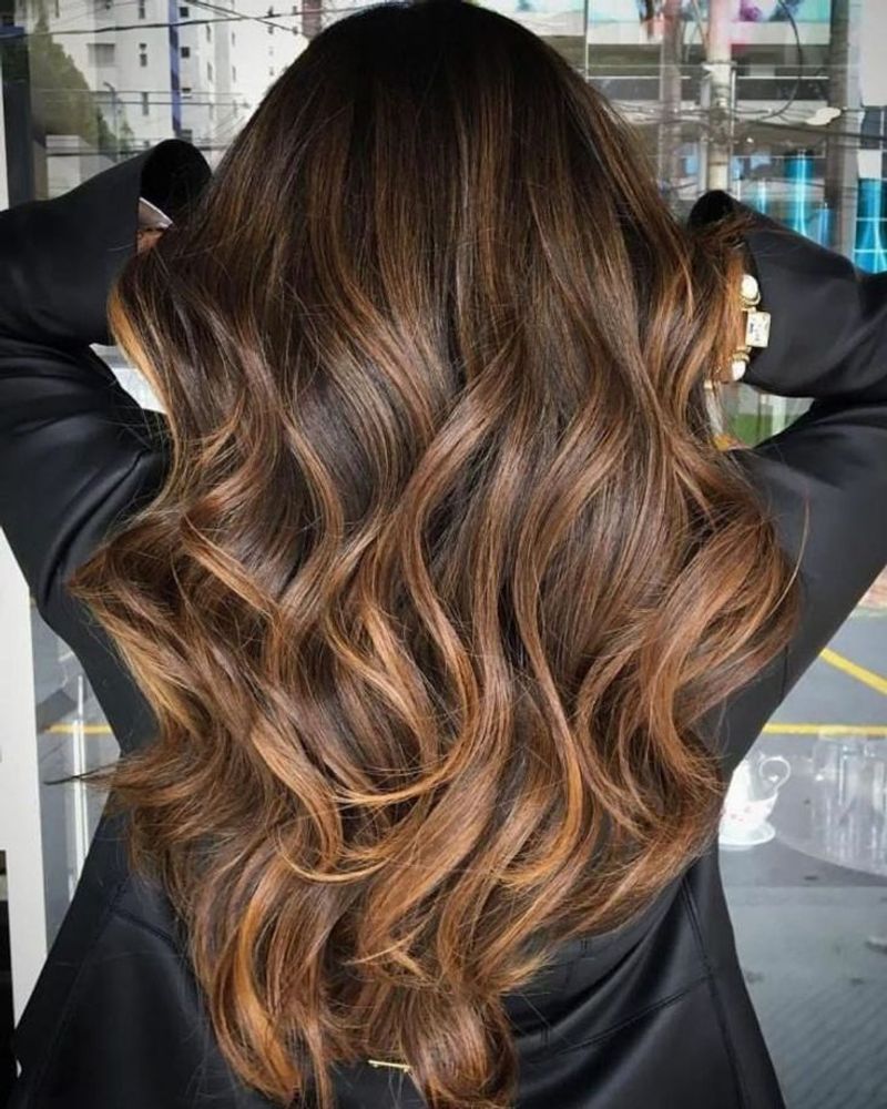 Golden Caramel Balayage