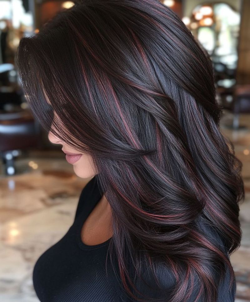 Burgundy Highlights