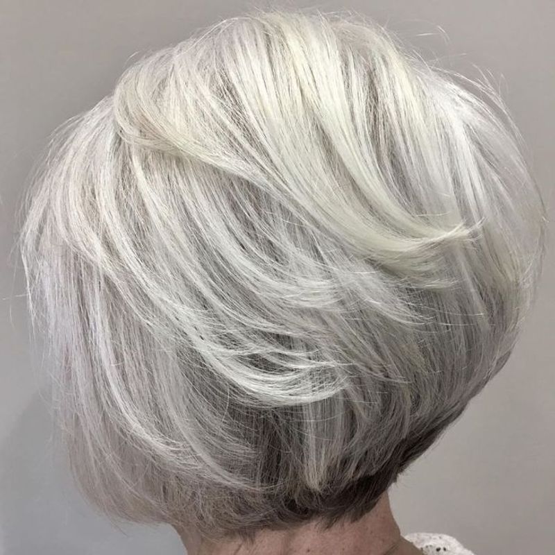 Grey Bob with Undercut