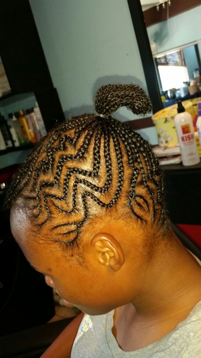 Zigzag French Braid