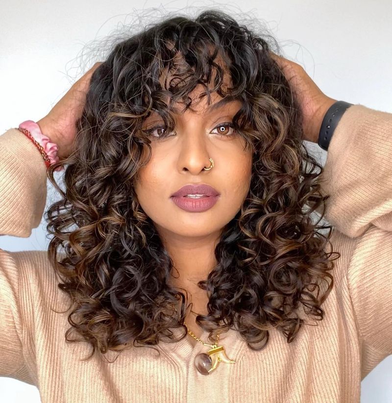 Curly Bangs