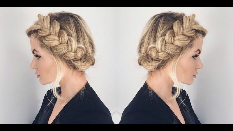 Halo French Braid