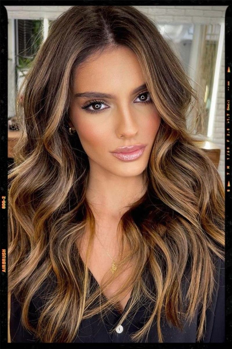 Honey Blonde Streaks