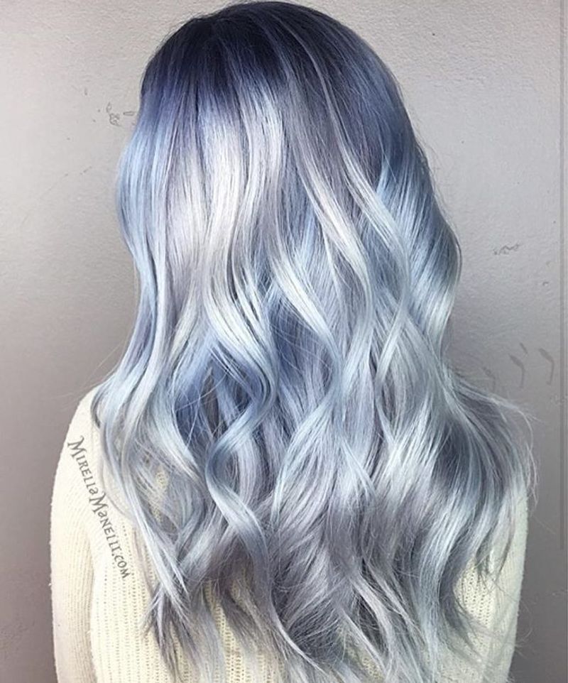 Icy Blue Highlights