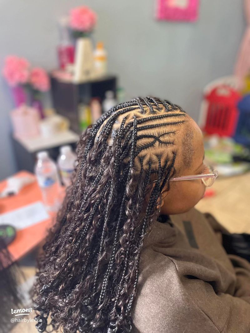 Intricate Fulani Braids
