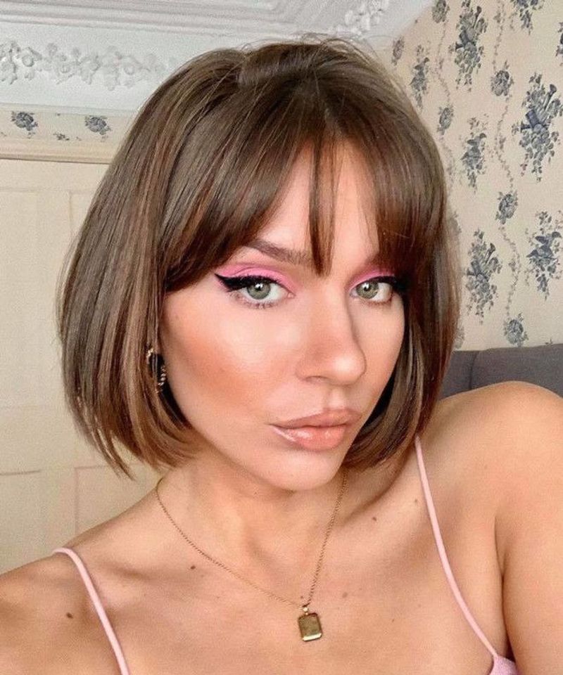 Layered Bob with Bangs
