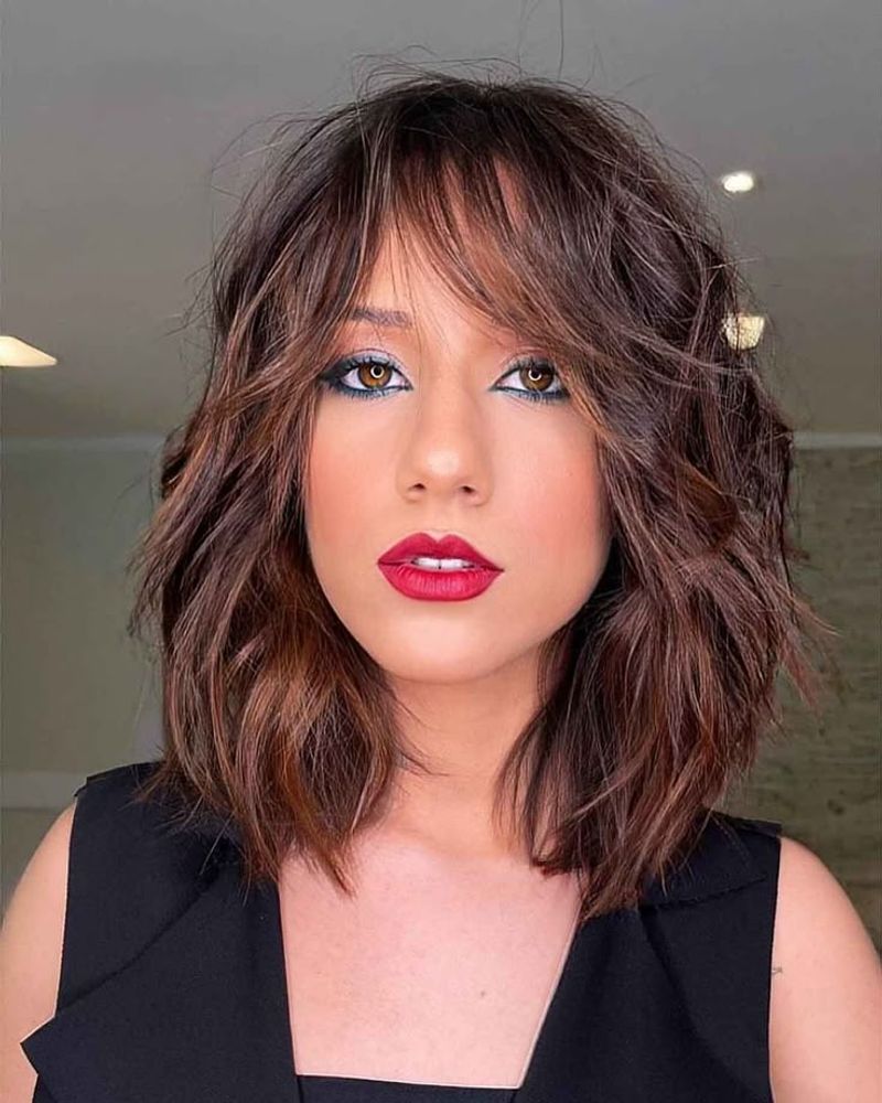 Layered Shoulder-Length Cut