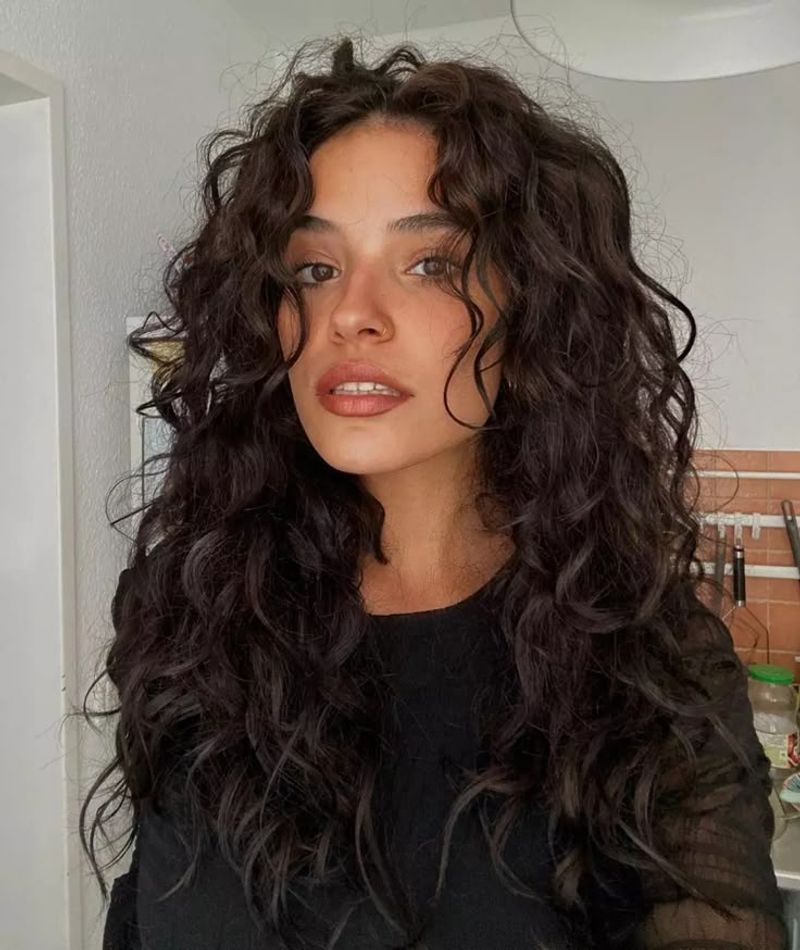 Long Layered Curls