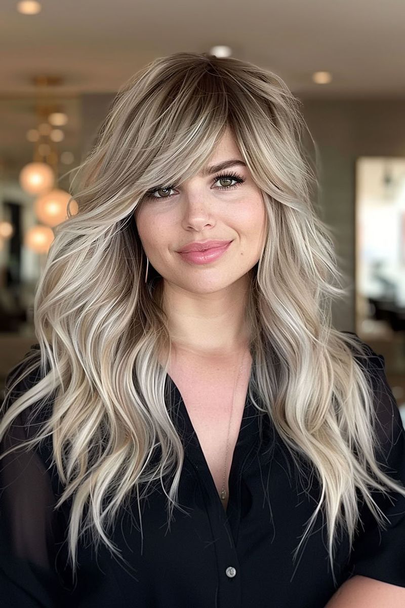 Side-Swept Bangs
