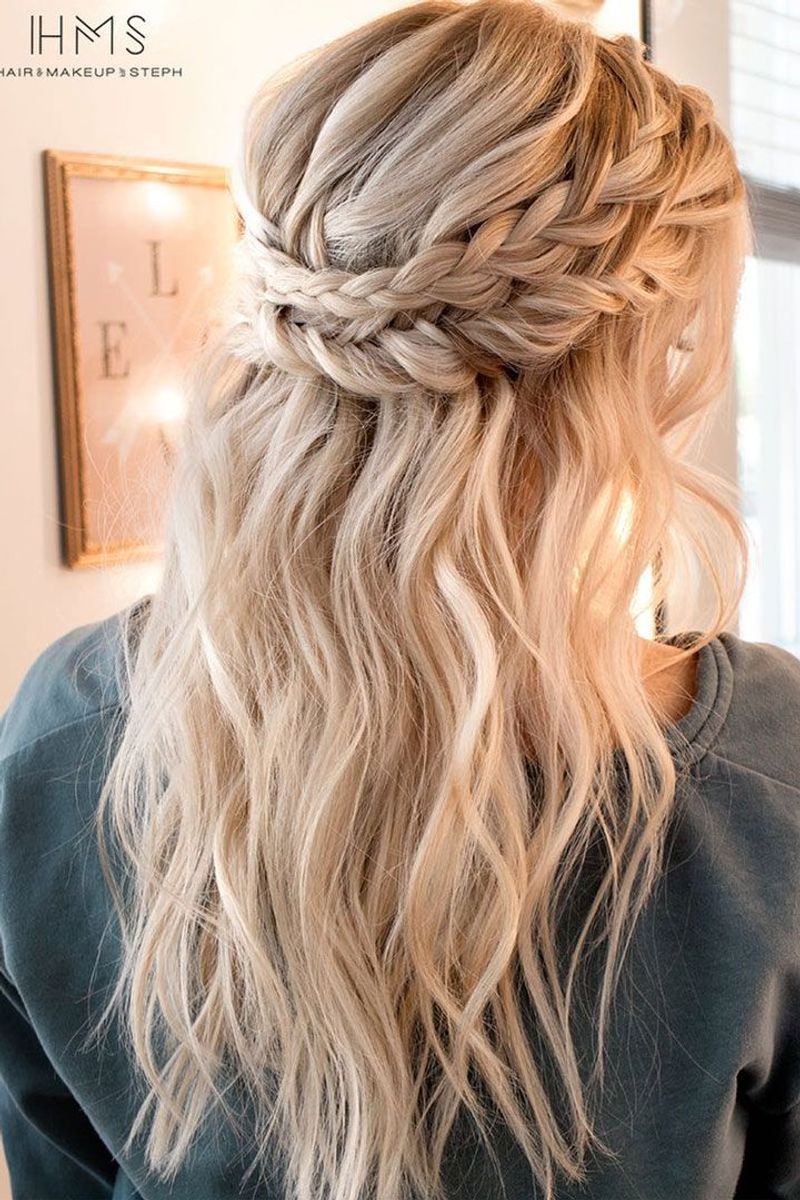 Braided Crown with Waves