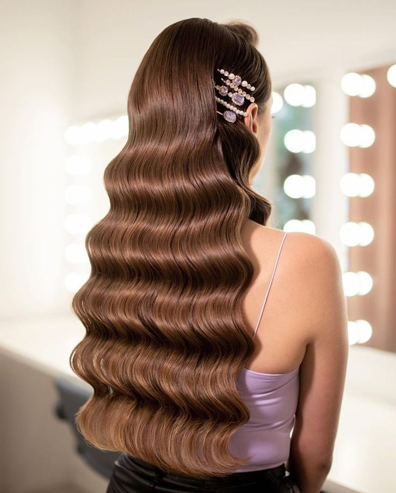 Glamorous Hollywood Waves