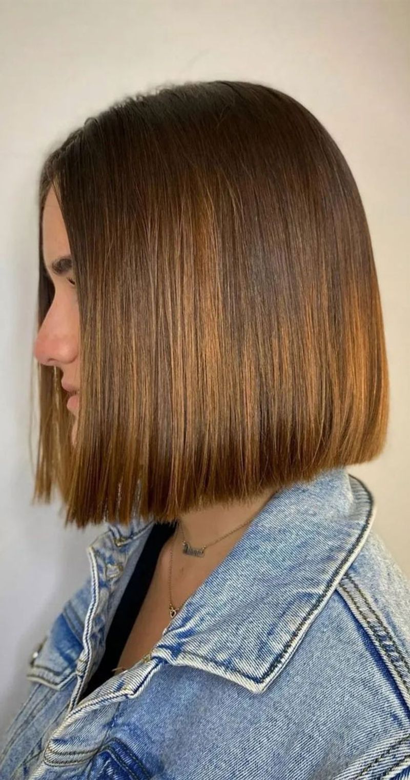 Blunt Cut Lob