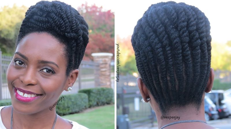Out: Flat Twist Updos