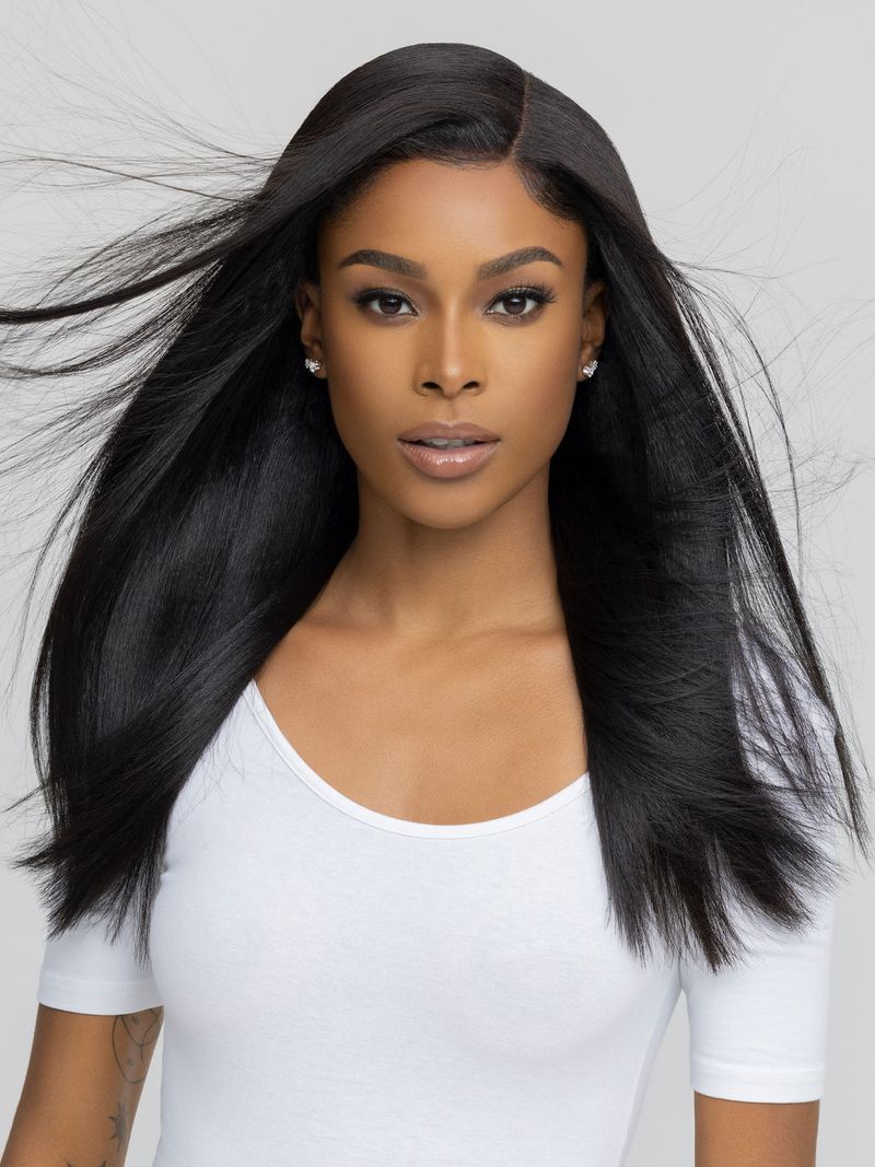 Out: Relaxed Straight Hair