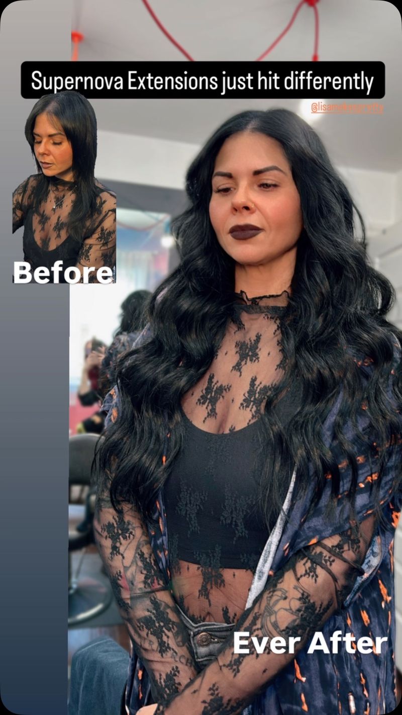 Outdated: Heavy Hair Extensions