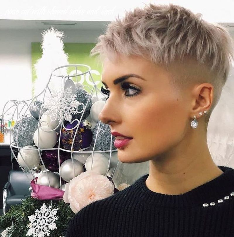 Pixie Cut with Shaved Sides