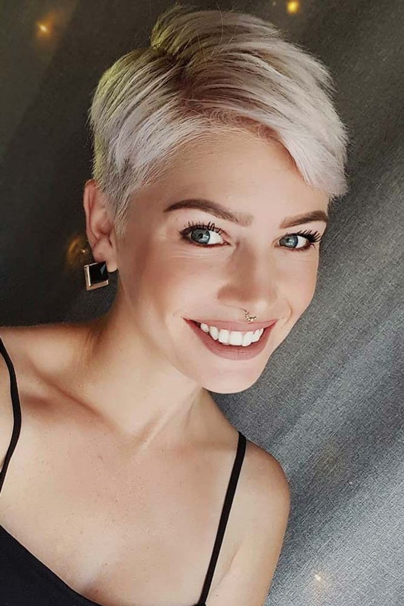 Pixie Cut with Side Part