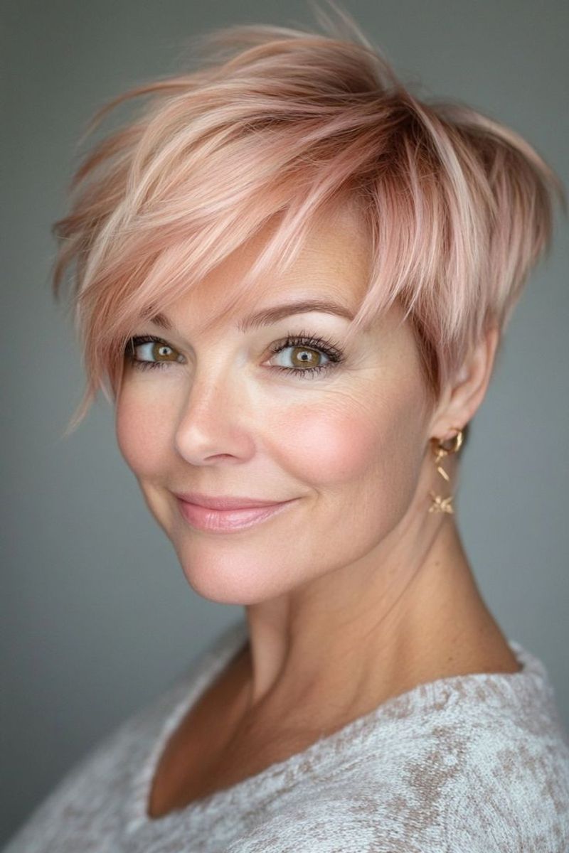 Pixie Cut with Volume