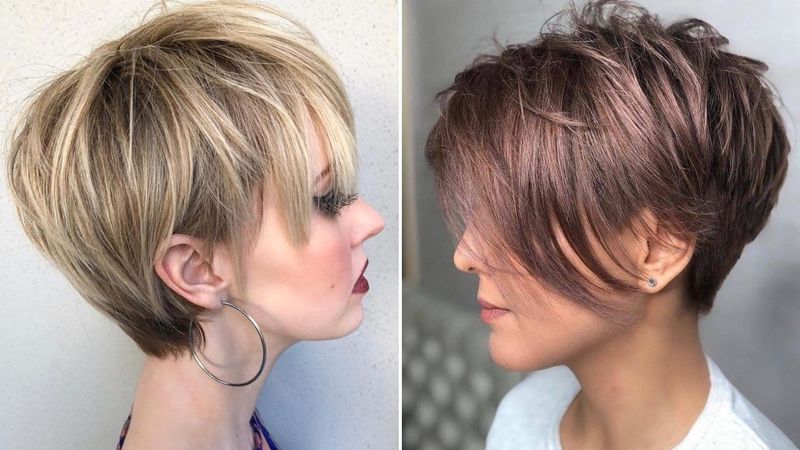 Pixie with Long Front Layers
