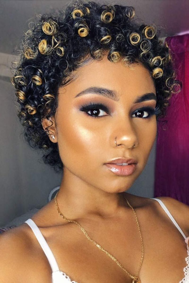Curly Pixie Cut