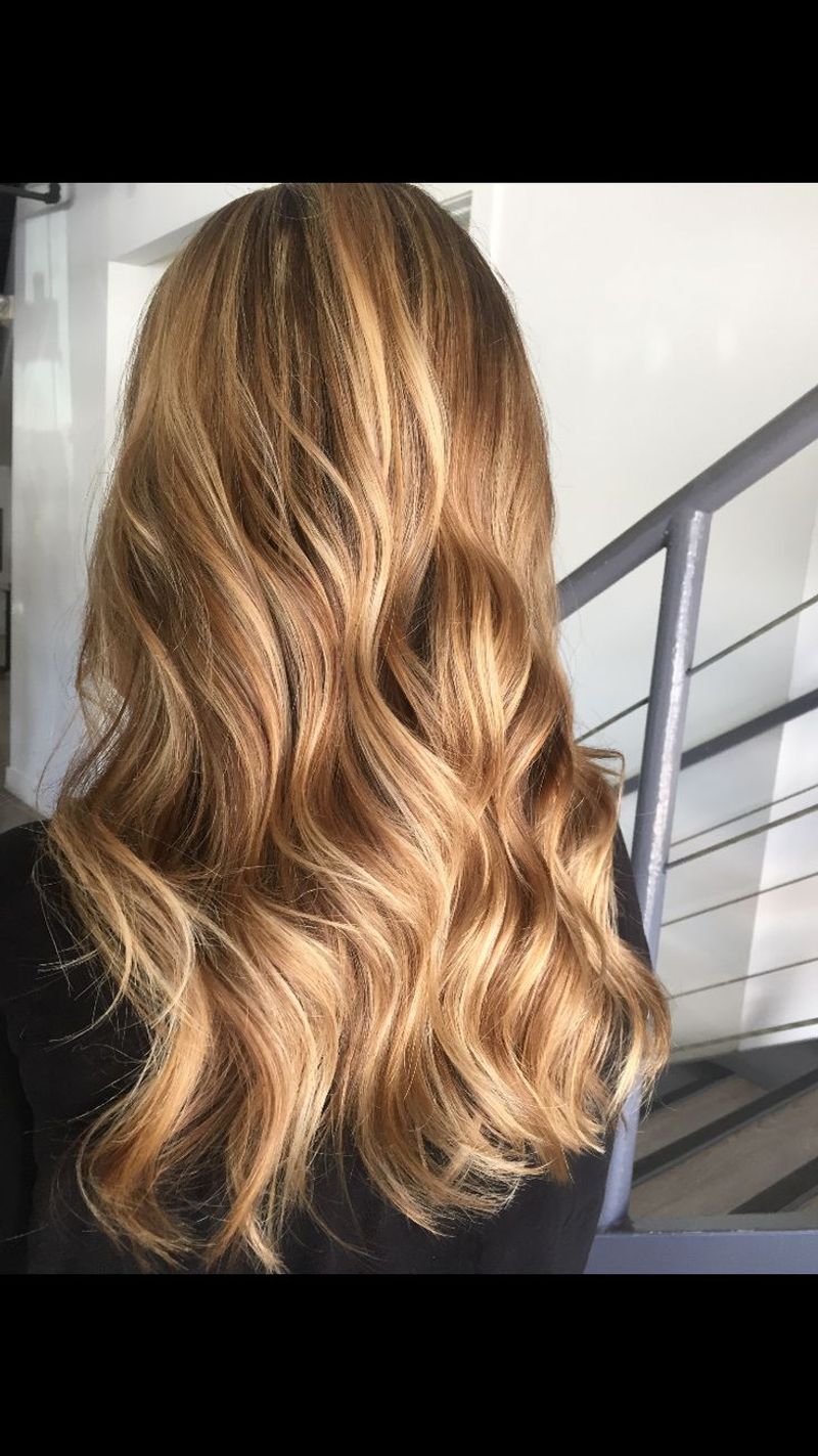 Golden Honey Streaks