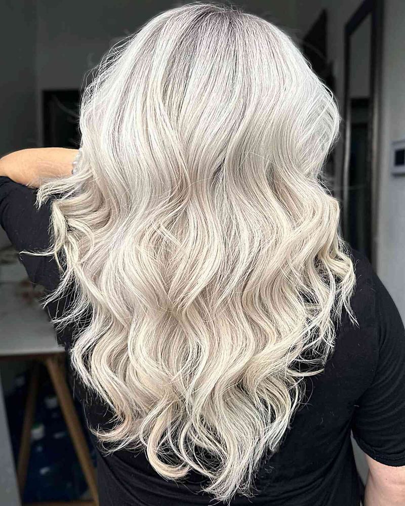 Icy Gold Waves
