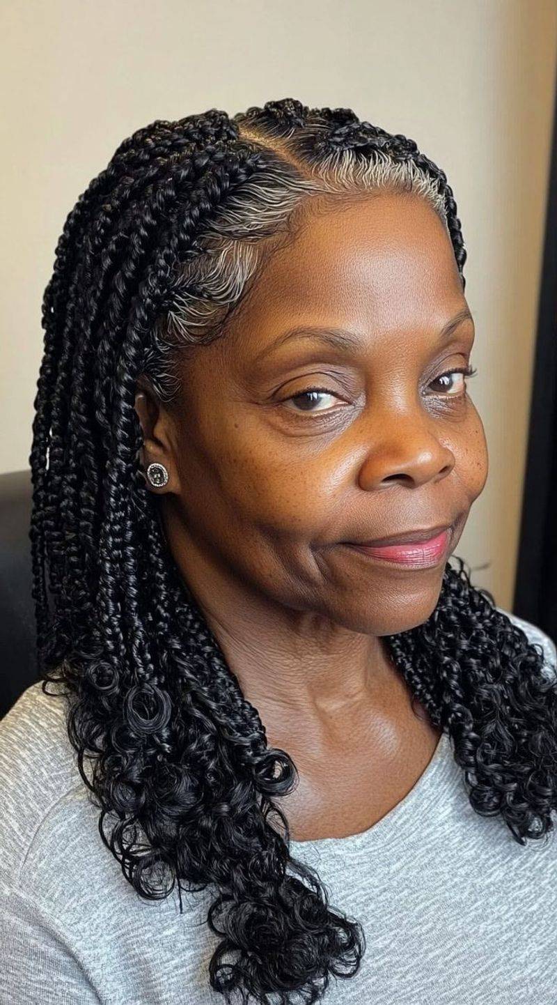 Relaxed Goddess Braids