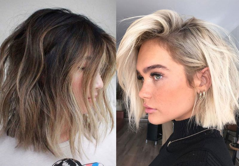 Casual Side Part Lob