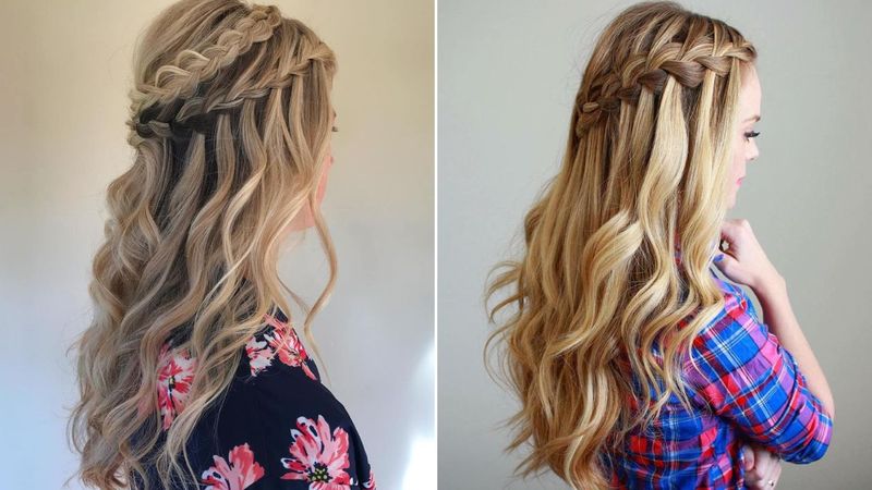 French Waterfall Braid