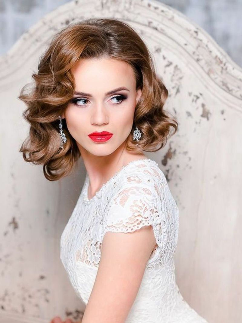 Romantic Curled Faux Bob