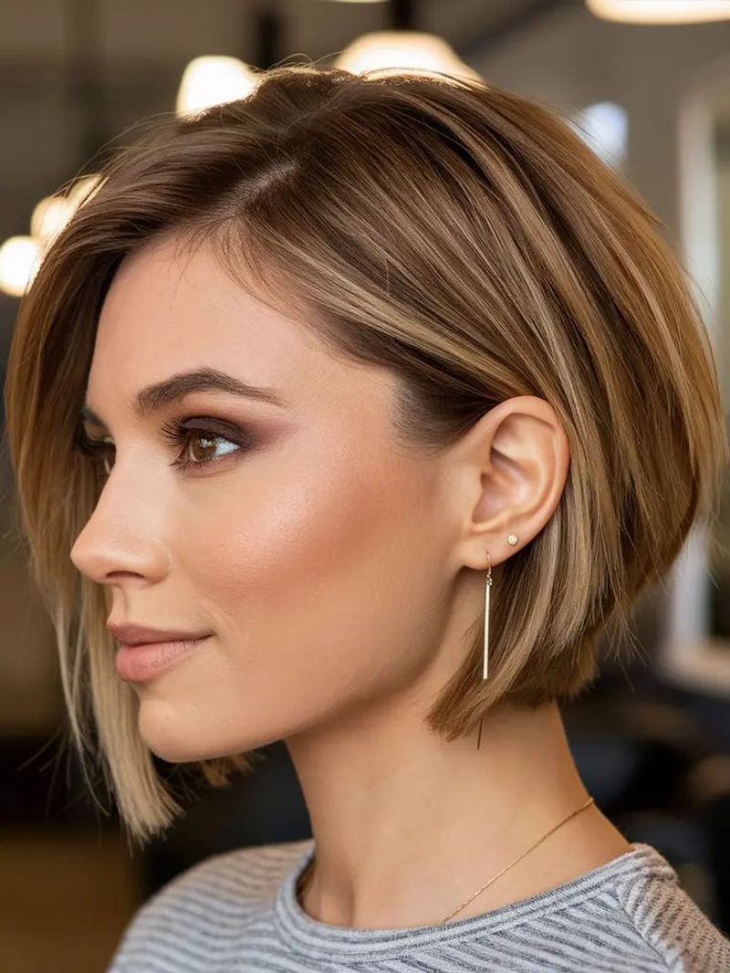 Pixie Lob with Undercut