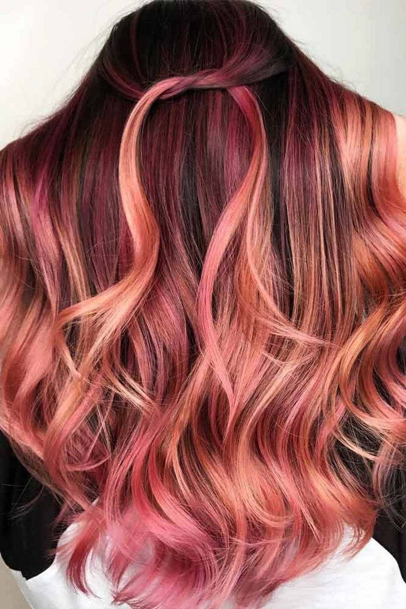 Rose Gold Streaks