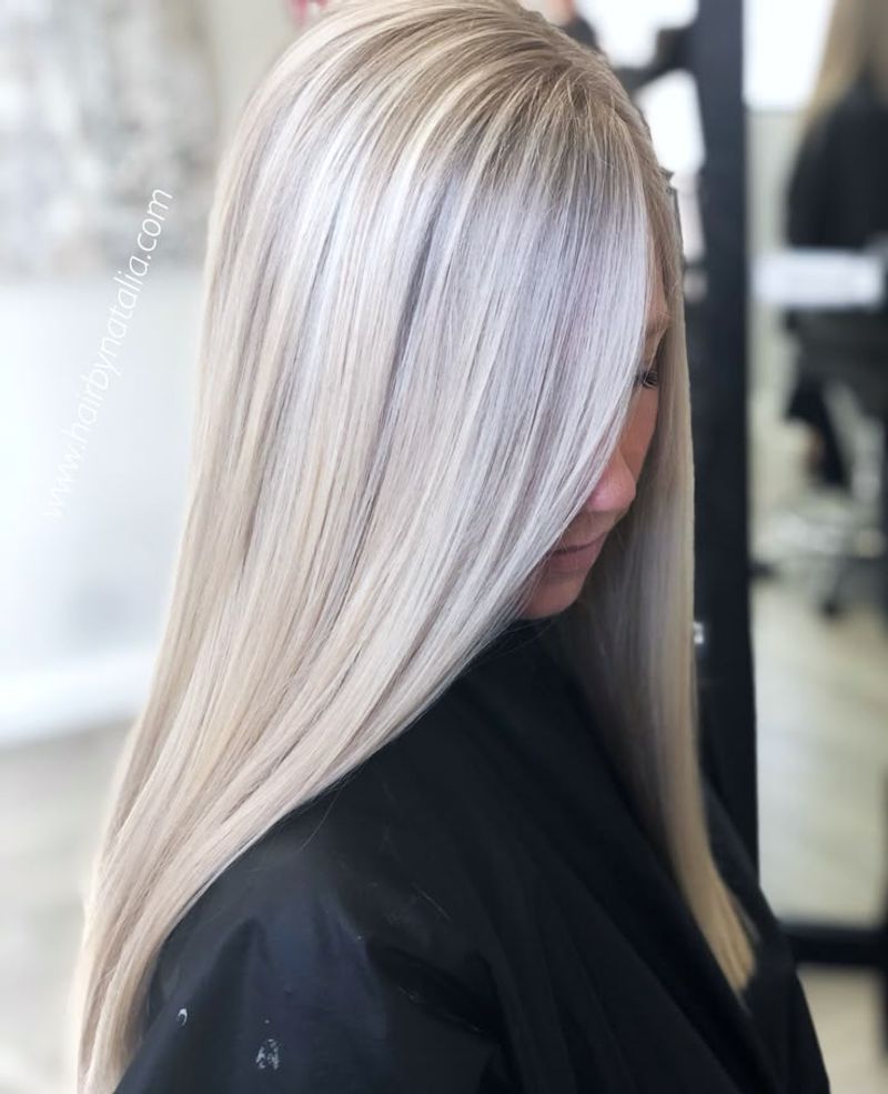 Icy Blonde Highlights