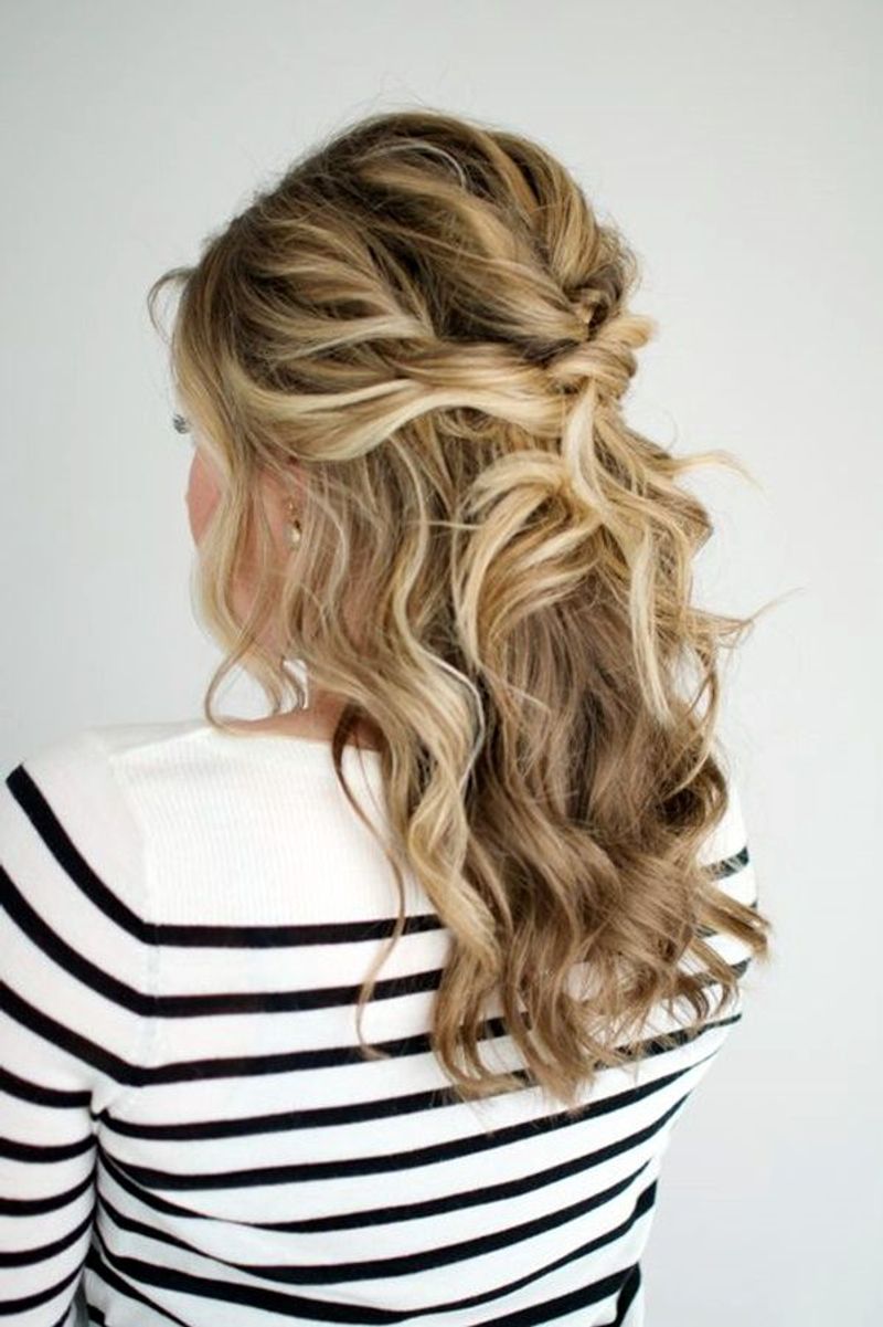 Elegant Half-Up Hairstyle