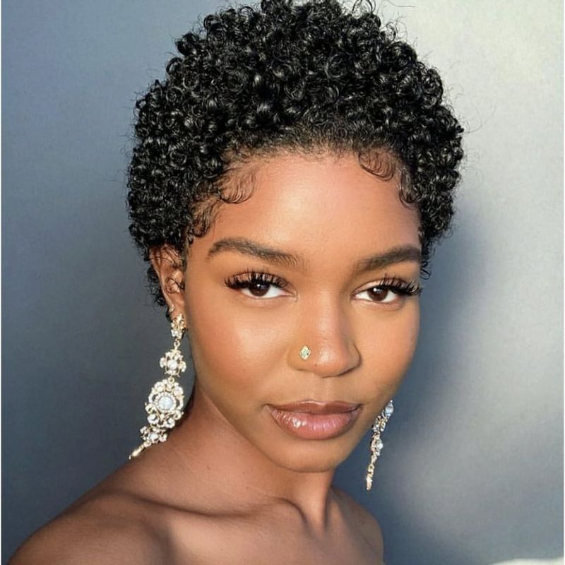 Short Natural Curls