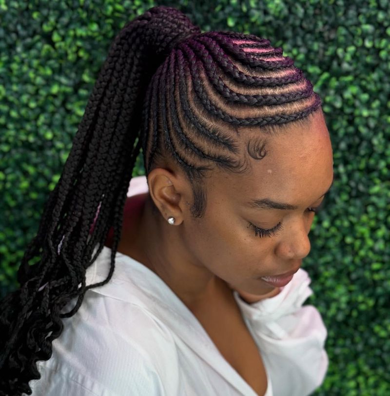 Cornrow Ponytail