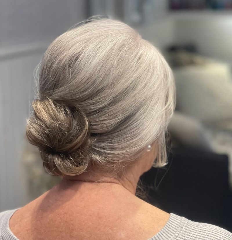 Elegant Low Bun