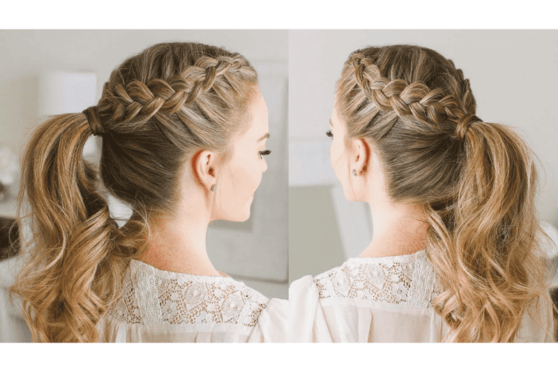 French Braid Ponytail