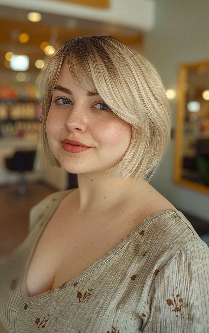 Side Parted Bob