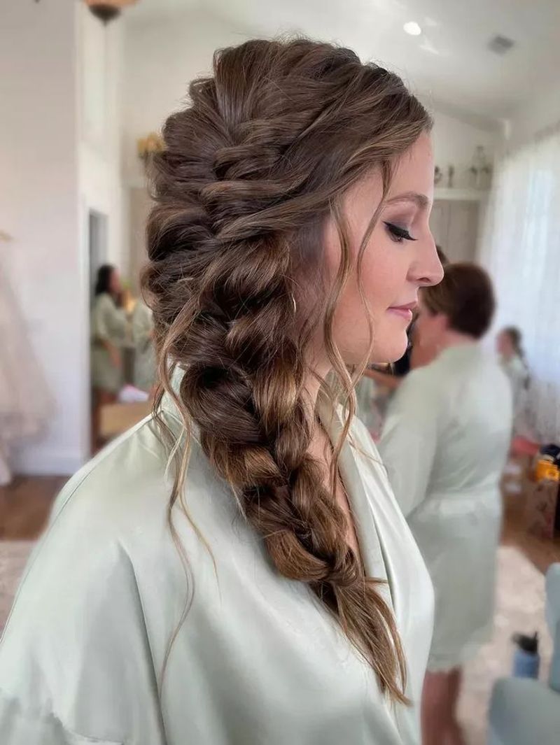 Side Swept Braids