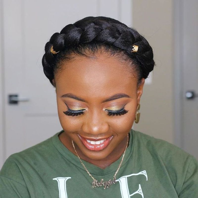 Braided Crown Styles
