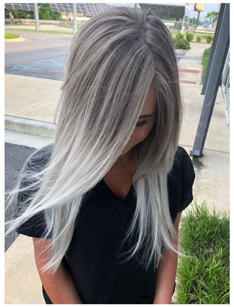 Silver Blonde Sombre