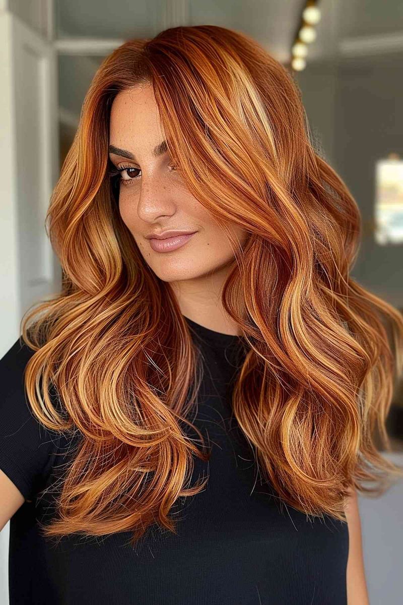 Copper Red Highlights