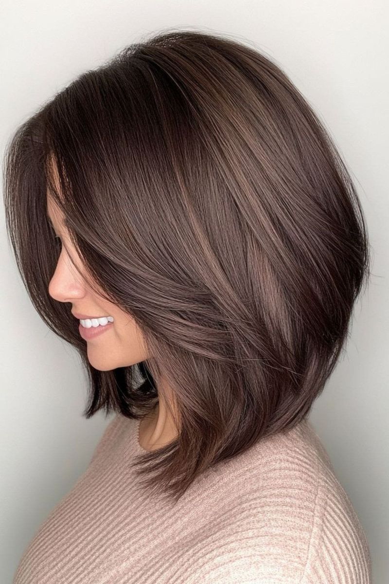 Sleek Layered Bob
