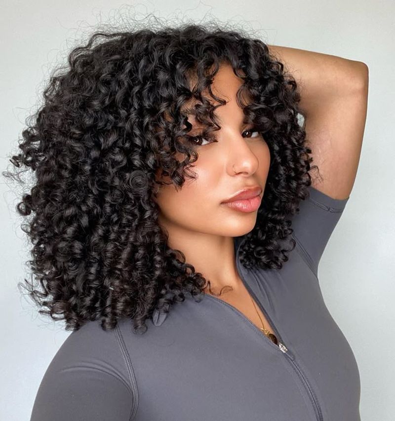 Curly Fringe Fantasy